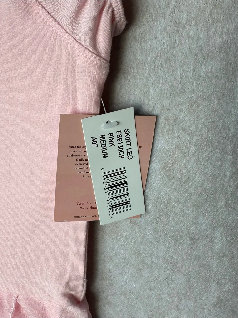 Capezio Future Star Girl’s Pink Ballet Dress Size M Leotard with Sheer Skirt NWT
